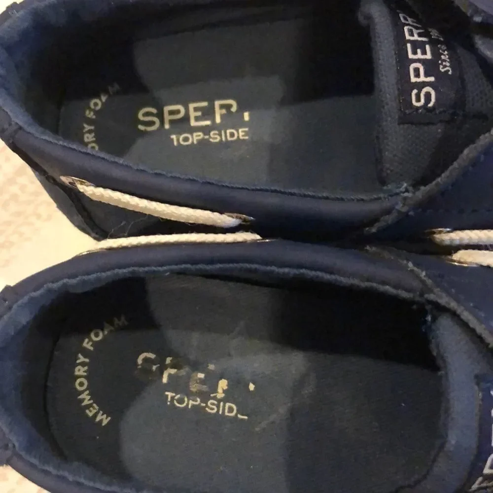Sperry Top-Sider Little Boys Cruz Jr Navy Shoes - Size 11 1/2